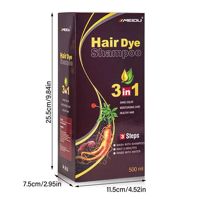 3 In 1 Quick Hair Dye Shampoo