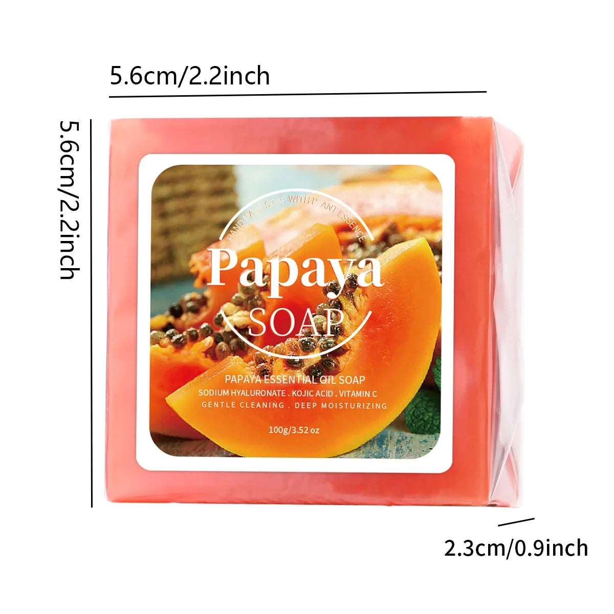 Papaya Handmade Coconut Goat Milk Soap