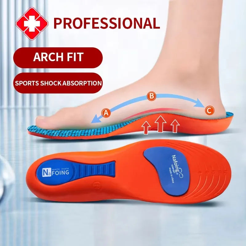 Orthotic Insole Arch Support Flatfoot Orthopedic Insoles For Feet Ease Pressure Of Air Movement Damping Cushion Padding Insole
