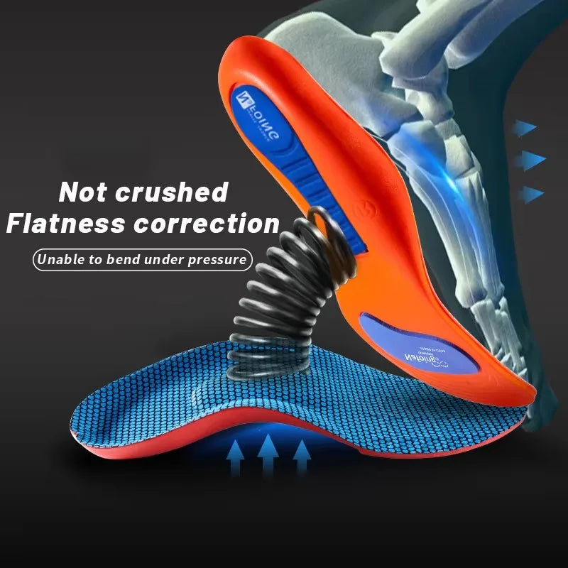 Orthotic Insole Arch Support Flatfoot Orthopedic Insoles For Feet Ease Pressure Of Air Movement Damping Cushion Padding Insole