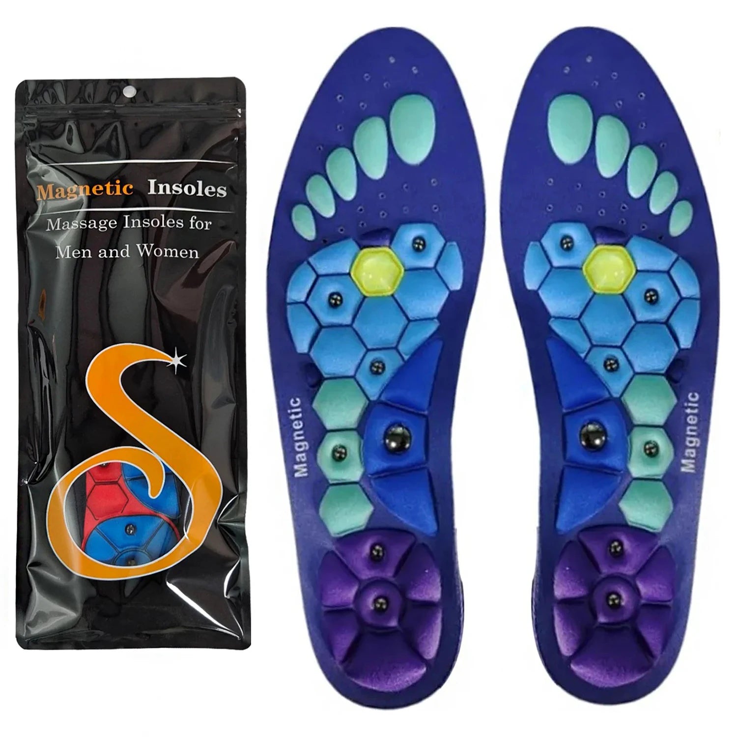 Magnetic Sports Shoe Insoles Orthopedic Shoes