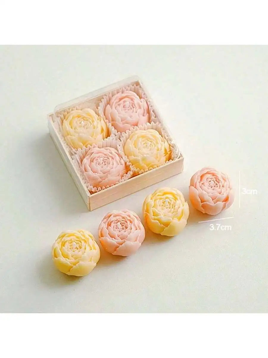4pcs/Set Hand Made  Candles
