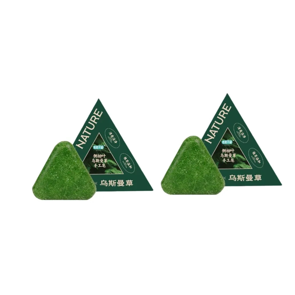 120g Usman Shampoo Soap Nourishing Scalp Control oil Remove dandruff Strengthen hair roots Reduce hair loss Cleanses Hair Care