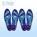 1/2Pair Magnetic Therapy Massage Insoles for Orthopedic Arch