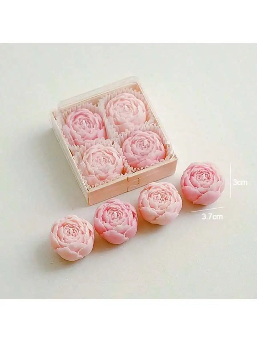 4pcs/Set Hand Made  Candles