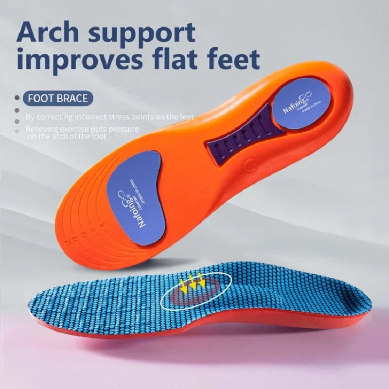 Orthotic Insole Arch Support Flatfoot Orthopedic Insoles For Feet Ease Pressure Of Air Movement Damping Cushion Padding Insole