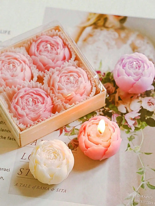 4pcs/Set Hand Made  Candles