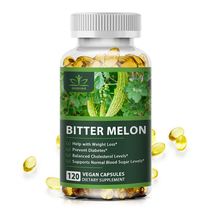 Extra Strength Nutrition Bitter Melon Extract Supplement Organic, Non-GMO, Vegan, ,Gluten Free