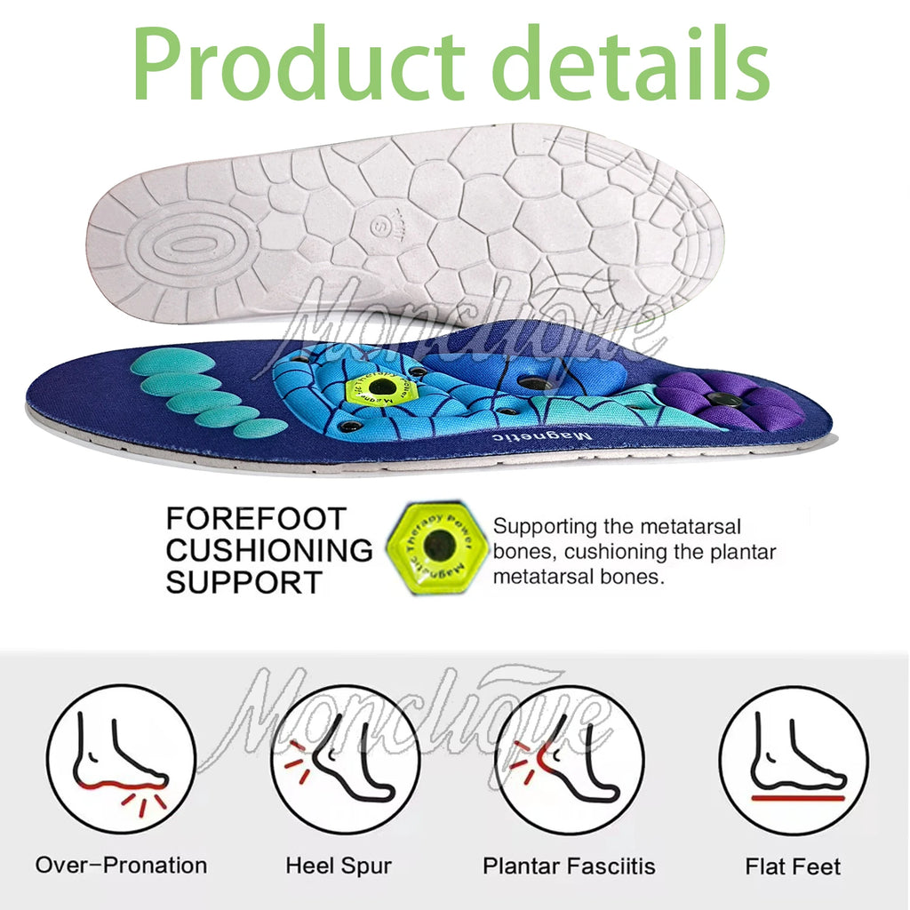 Magnetic Sports Shoe Insoles Orthopedic Shoes