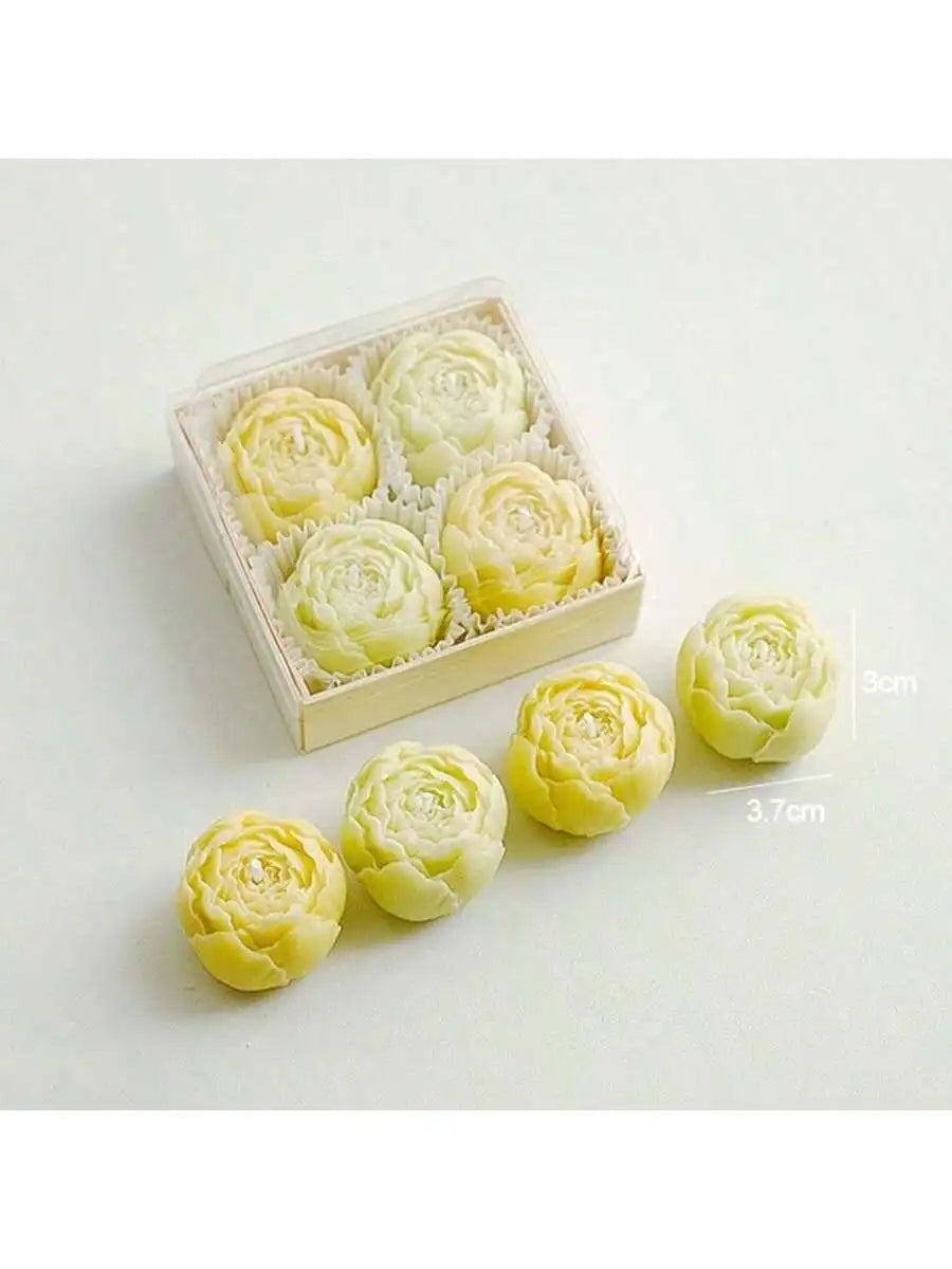 4pcs/Set Hand Made  Candles