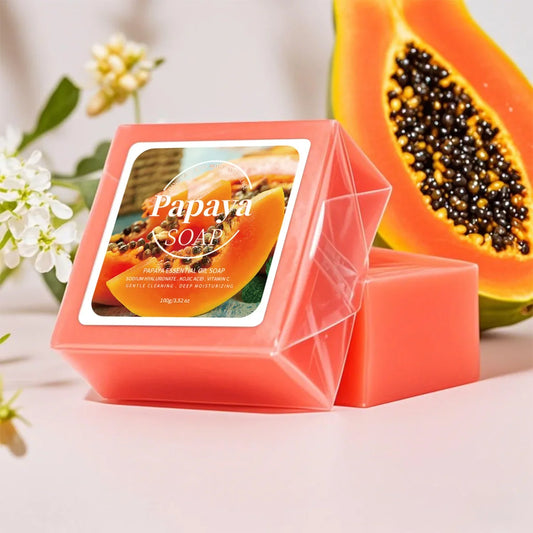 Papaya Handmade Coconut Goat Milk Soap