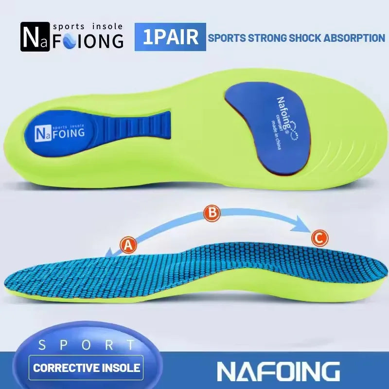 Orthotic Insole Arch Support Flatfoot Orthopedic Insoles For Feet Ease Pressure Of Air Movement Damping Cushion Padding Insole