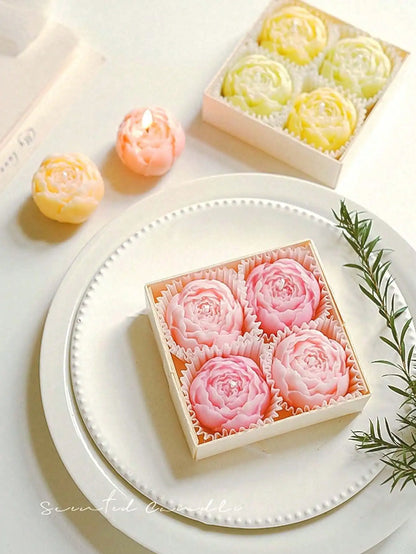 4pcs/Set Hand Made  Candles