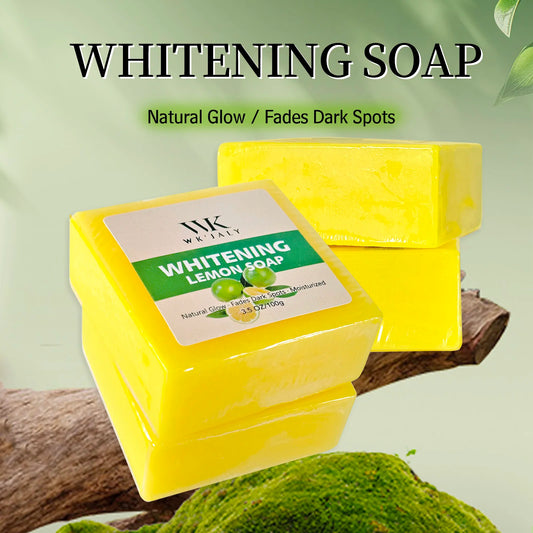 Whitening Lemon Soap, Natural Glow,  For Face And Body