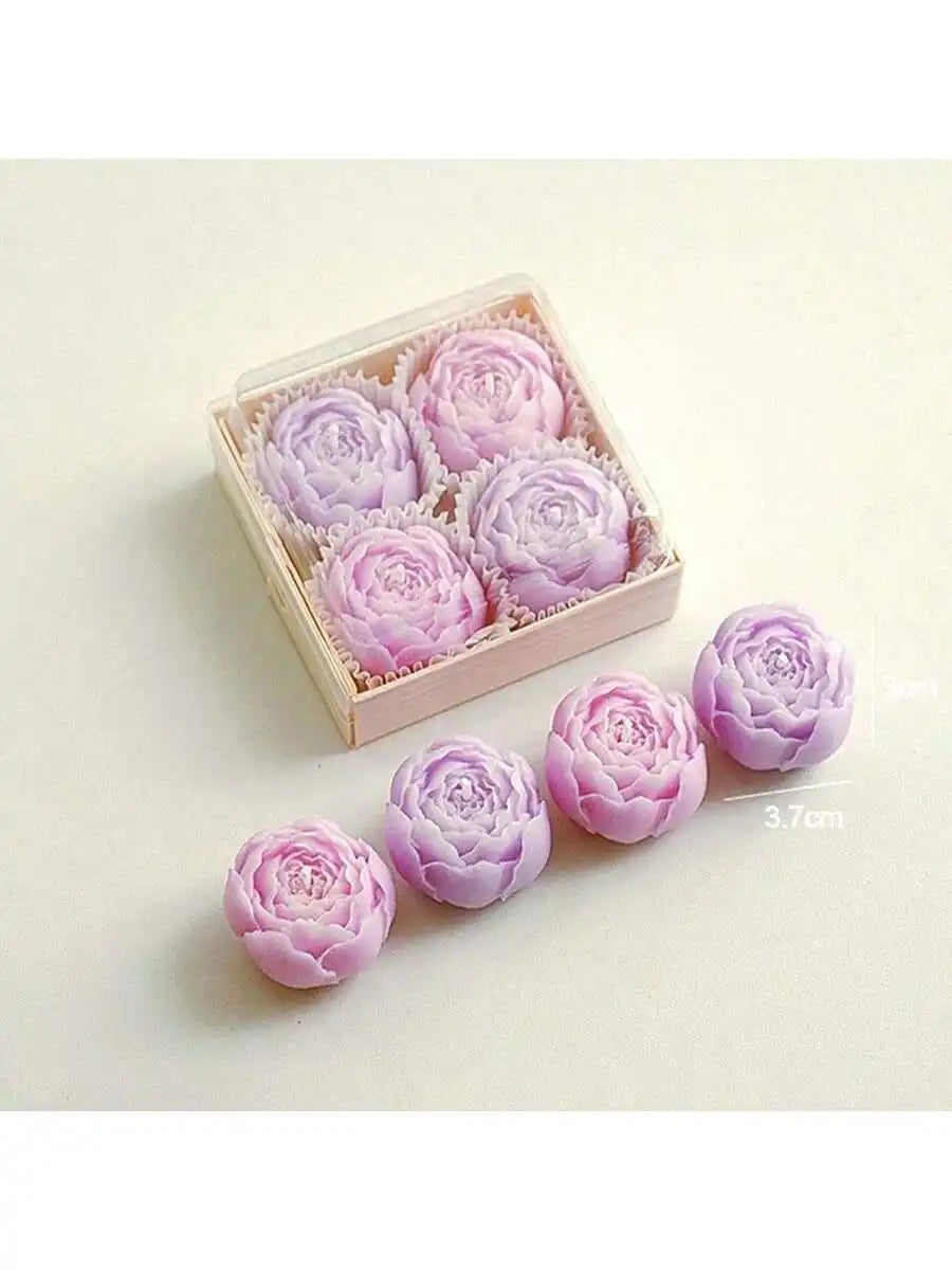 4pcs/Set Hand Made  Candles