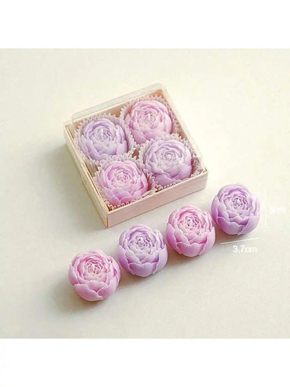 4pcs/Set Hand Made  Candles
