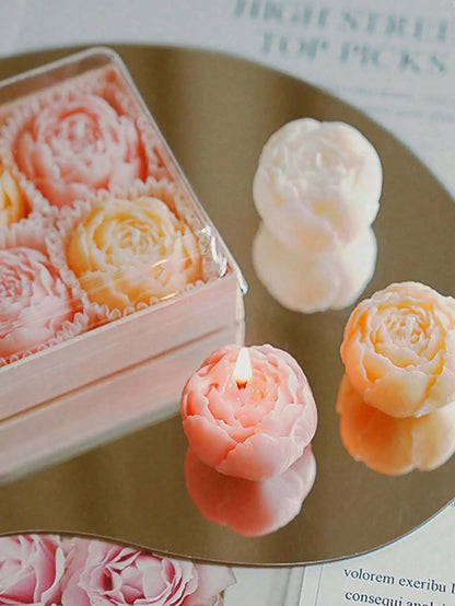 4pcs/Set Hand Made  Candles